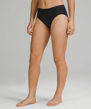 εσωρουχα Lululemon UnderEase High-Rise Bikini γυναικεια μαυρα | Greece-1079645