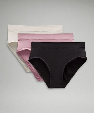 εσωρουχα Lululemon UnderEase High-Rise Bikini γυναικεια Μπεζ ροζ ροζ μαυρα | Greece-7421369