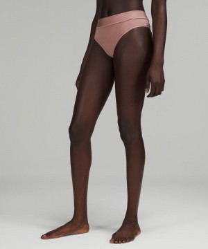 εσωρουχα Lululemon UnderEase High-Rise Thong γυναικεια ροζ | Greece-1624805