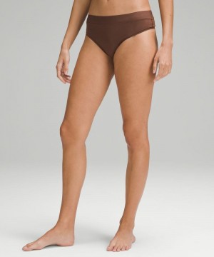 εσωρουχα Lululemon UnderEase High-Rise Thong γυναικεια καφε | Greece-6531790
