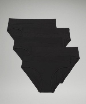 εσωρουχα Lululemon UnderEase Mid-Rise Bikini γυναικεια μαυρα | Greece-1387695