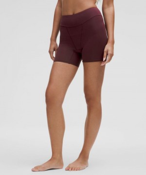 εσωρουχα Lululemon UnderEase Super-High-Rise Shortie γυναικεια σκούρο κοκκινα | Greece-0163852