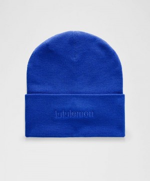 Σκουφακι Lululemon Warm Revelation ανδρικα μπλε | Greece-0231658