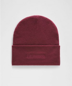 Σκουφακι Lululemon Warm Revelation γυναικεια κοκκινα | Greece-3806714
