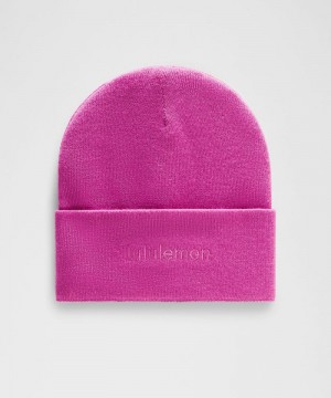 Σκουφακι Lululemon Warm Revelation ανδρικα ροζ | Greece-5894312