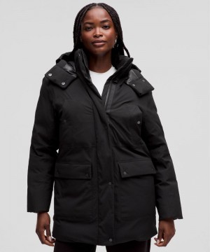 Παρκα Lululemon Waterproof 600-Down-Fill Parka γυναικεια μαυρα | Greece-2683579