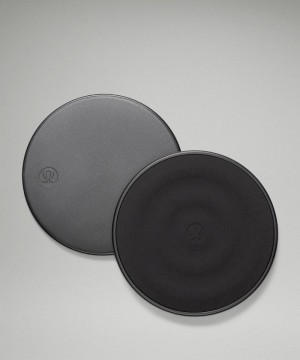 Εξοπλισμός Lululemon Workout Sliders ανδρικα μαυρα | Greece-9174536