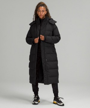 Μπουφαν Lululemon Wunder Puff 600-Down-Fill Long γυναικεια μαυρα | Greece-3185697