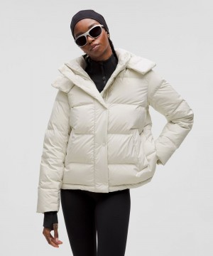 Μπουφαν Lululemon Wunder Puff 600-Down-Fill γυναικεια Μπεζ | Greece-2891573