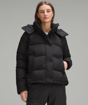 Μπουφαν Lululemon Wunder Puff 600-Down-Fill γυναικεια μαυρα | Greece-0825419