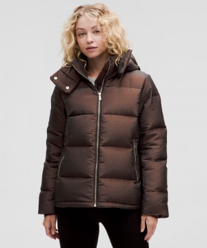 Μπουφαν Lululemon Wunder Puff 600-Down-Fill γυναικεια σοκολάτα | Greece-9162478