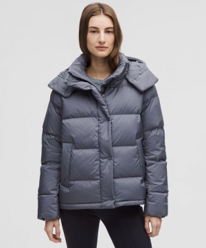 Μπουφαν Lululemon Wunder Puff 600-Down-Fill γυναικεια γκρι γκρι | Greece-1624709
