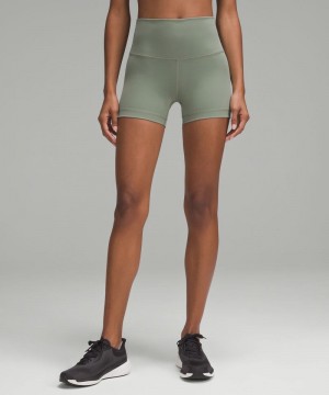 Σορτσ Lululemon Wunder Train High-Rise 4" γυναικεια γκρι | Greece-0789561