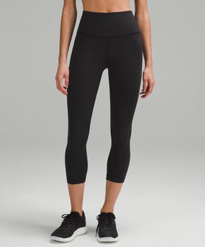 Κολαν Lululemon Wunder Train High-Rise Crop 21" γυναικεια μαυρα | Greece-2356019