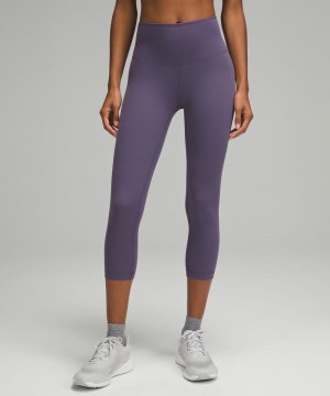 Κολαν Lululemon Wunder Train High-Rise Crop 21" γυναικεια βαθυ γκρι | Greece-2756381