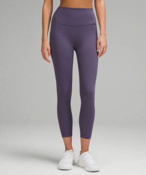 Κολαν Lululemon Wunder Train High-Rise Crop 23" γυναικεια βαθυ γκρι | Greece-4398026