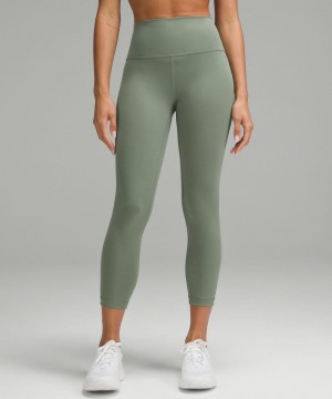 Κολαν Lululemon Wunder Train High-Rise Crop 23" γυναικεια γκρι | Greece-7364825