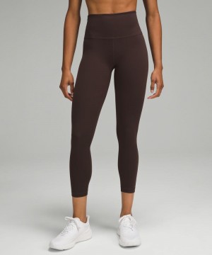 Κολαν Lululemon Wunder Train High-Rise Tight 25" γυναικεια σοκολάτα | Greece-6241508