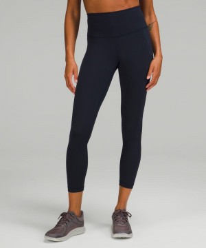 Κολαν Lululemon Wunder Train High-Rise Tight 25" γυναικεια σκουρο μπλε | Greece-9864312