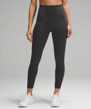 Κολαν Lululemon Wunder Train High-Rise Tight 25" γυναικεια βαθυ γκρι | Greece-0875392