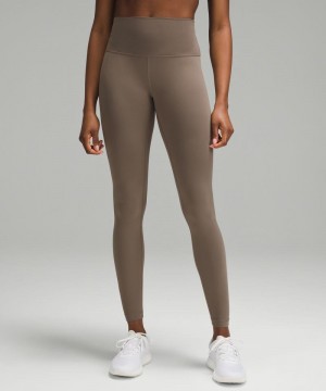 Κολαν Lululemon Wunder Train High-Rise Tight 28" γυναικεια καφε | Greece-1596243