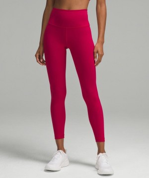 Κολαν Lululemon Wunder Train High-Rise Tight 25" γυναικεια κοκκινα | Greece-8149653
