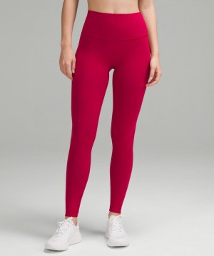 Κολαν Lululemon Wunder Train High-Rise Tight 28" γυναικεια κοκκινα | Greece-2594781