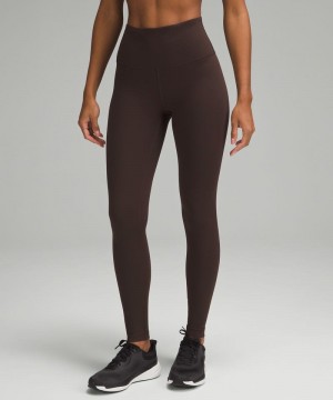 Κολαν Lululemon Wunder Train High-Rise Tight 31" γυναικεια σοκολάτα | Greece-2450168