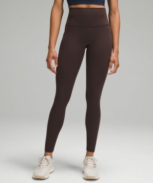Κολαν Lululemon Wunder Train High-Rise Tight with Pockets 28" γυναικεια σοκολάτα | Greece-8957362