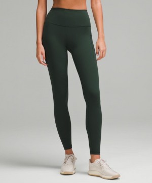 Κολαν Lululemon Wunder Train High-Rise Tight with Pockets 28" γυναικεια πρασινο | Greece-0467589