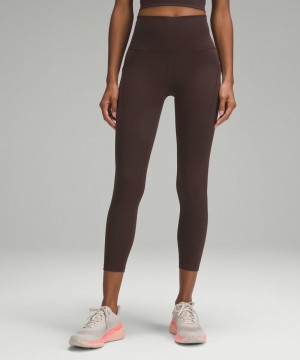 Κολαν Lululemon Wunder Train High-Rise Tight with Pockets 25" γυναικεια σοκολάτα | Greece-4816753