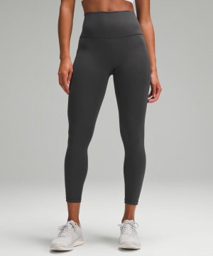 Κολαν Lululemon Wunder Train High-Rise Tight with Pockets 25" γυναικεια βαθυ γκρι | Greece-6981340