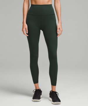 Κολαν Lululemon Wunder Train High-Rise Tight with Pockets 25" γυναικεια πρασινο | Greece-5076439