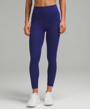 Κολαν Lululemon Wunder Train High-Rise Tight with Pockets 25" γυναικεια μπλε | Greece-1564392