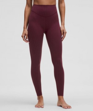 Κολαν Lululemon Wunder Under High-Rise Tight 28" γυναικεια σκούρο κοκκινα | Greece-0514823