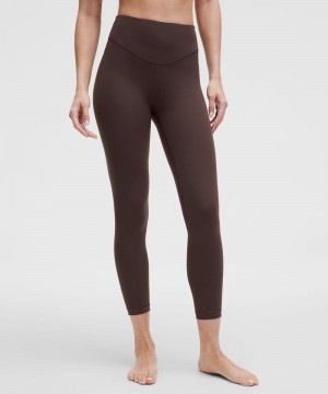 Κολαν Lululemon Wunder Under Luxtreme High-Rise Tight 25" γυναικεια σοκολάτα | Greece-2094715