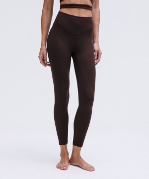 Κολαν Lululemon Wunder Under Nulu High-Rise Tight 25" γυναικεια σοκολάτα | Greece-0871492