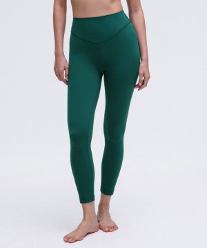 Κολαν Lululemon Wunder Under Nulu High-Rise Tight 25" γυναικεια τυρκουάζ | Greece-7294531