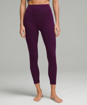 Κολαν Lululemon Wunder Under Nulu High-Rise Tight 25" γυναικεια μωβ | Greece-8531092