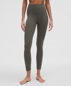 Κολαν Lululemon Wunder Under Nulu High-Rise Tight 25" γυναικεια καφε | Greece-5230481