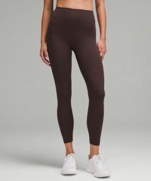 Κολαν Lululemon Wunder Under Nulux High-Rise Tight 25" γυναικεια σοκολάτα | Greece-1397064