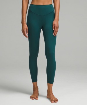 Κολαν Lululemon Wunder Under Nulux High-Rise Tight 25" γυναικεια τυρκουάζ | Greece-9563081