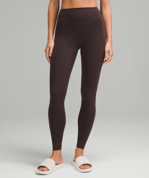 Κολαν Lululemon Wunder Under SmoothCover High-Rise Tight 28" γυναικεια σοκολάτα | Greece-0874935