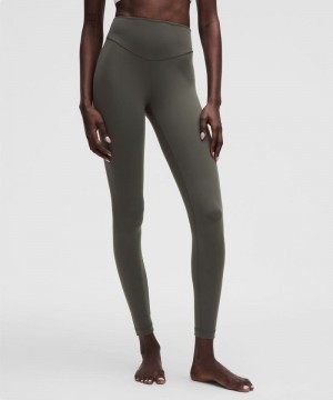 Κολαν Lululemon Wunder Under SmoothCover High-Rise Tight 28" γυναικεια καφε | Greece-6589243