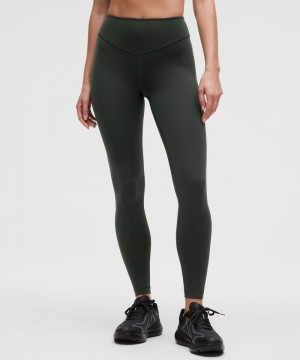 Κολαν Lululemon Wunder Under SmoothCover High-Rise Tight 28" γυναικεια βαθυ πρασινο | Greece-9532471