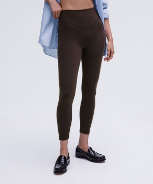 Κολαν Lululemon Wunder Under SmoothCover High-Rise Tight 25" γυναικεια σοκολάτα | Greece-4215089