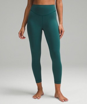 Κολαν Lululemon Wunder Under SmoothCover High-Rise Tight 25" γυναικεια τυρκουάζ | Greece-5849706