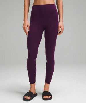 Κολαν Lululemon Wunder Under SmoothCover High-Rise Tight 25" γυναικεια μωβ | Greece-3790584
