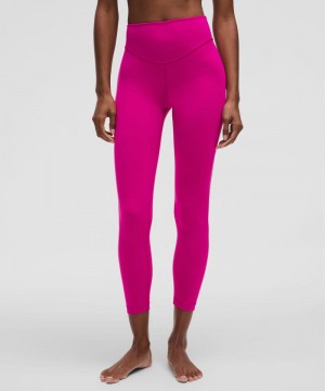 Κολαν Lululemon Wunder Under SmoothCover High-Rise Tight 25" γυναικεια ροζ | Greece-9064157