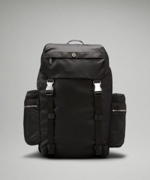 Σακιδια Lululemon Wunderlust 25L γυναικεια μαυρα ασημι | Greece-1079268